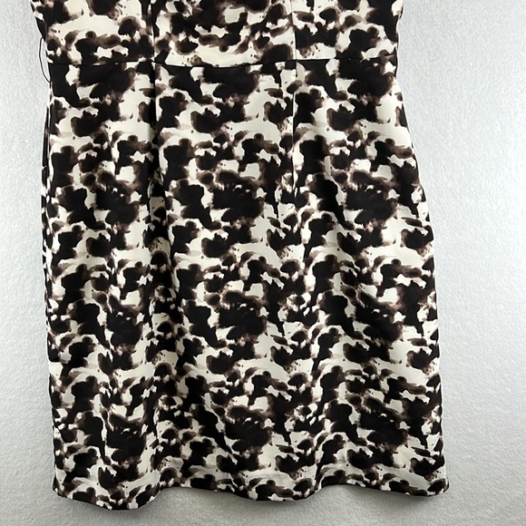 Banana Republic Women’s Dress Size 8 Black/Cream/Taupe Polyester Like New - Picture 5 of 12